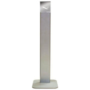 Alubox 1005701 Posacenere a Colonna da Esterno Autoportante Acciaio Inox e Alluminio 30x30x98 cm Made in Italy colore Argento