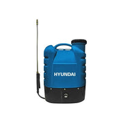 Hyundai 25920 Pompa Irroratrice a Spalla a Batteria 12V 8Ah Litio Serbatoio 16L 4 Ugelli Intercambiabili