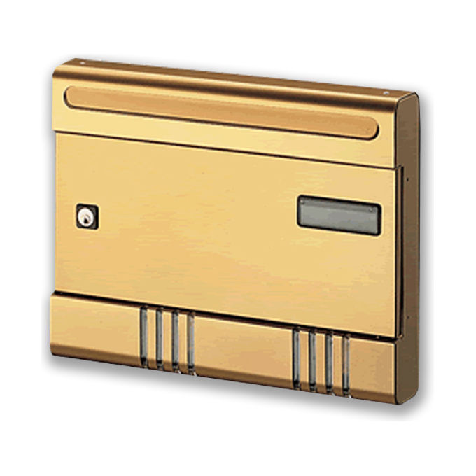 Alubox 1007658 ESSE Cassetta posta componibile alluminio verniciato con serratura di sicurezza colore Ruggine