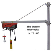 Einhell GT-SA1200 Braccio per Paranco Attacco Telescopico Compatibile con Paranco GT-SA1200 Estensione Telescopica per Sollevamento in Spazi Ristretti colore Nero