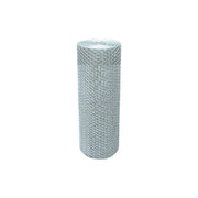 Panda Rete Metallica Zincata Tripla Torsione Maglia Esagonale a Tripla Torsione Filo 5.5 mm Rotolo da 50 Metri Larghezza 50 cm colore Acciaio