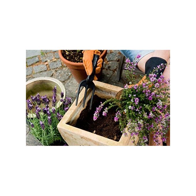 Fiskars Forca 26 cm Plastica Rinforzata Nero-Arancione per Giardinaggio