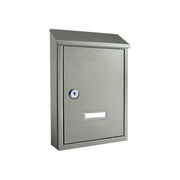 Alubox 95067 Lifter Prima Cassetta Postale a Parete Serratura Cilindro Sicurezza Uso Interno Esterno colore Argento