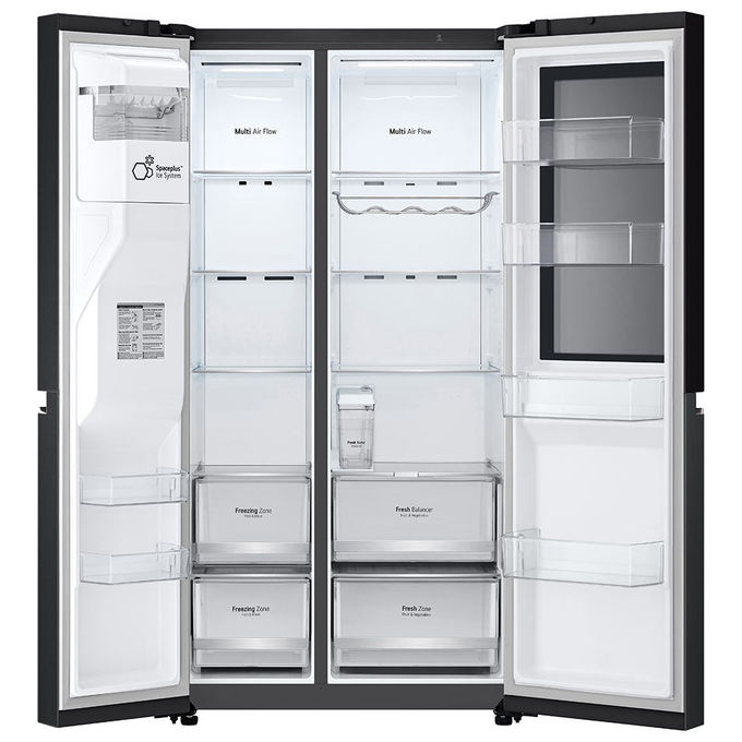 LG GSGV81EPLL InstaView Frigorifero Side by Side 635 L 179 cm Classe E 36 dB Total No Frost Wi-Fi Dispenser colore Nero