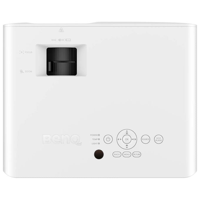 BenQ LH655C Videoproiettore Laser 1080p 4000 Lumen Risoluzione Full HD 1920x1080 Contrasto 3000000:1 Connessione HDMI USB RS-232 Rumorosita' 34 dB colore Bianco