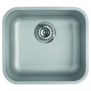Elleci Space 450 R50 LIC450SACPUN - Lavello sottotop 1 vasca, Acciaio inox satinato, 49x44 cm, sottotop, Inox satinato