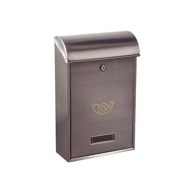 Alubox 49167 Lifter Cassetta Postale con Tettuccio in Acciaio Inox AISI 304 Formato Rivista colore Satinato