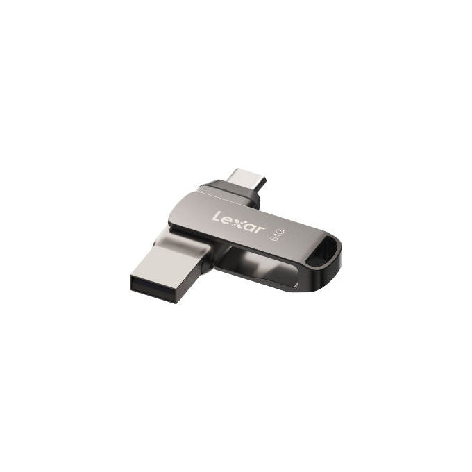 Lexar LJDD400064G-BNQNG Chiavetta USB 64 GB USB Type-C 3.2 Gen 1 Grigio