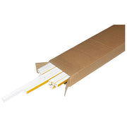 LINK LK1561028 Confezione 28 Canaline Passacavi Adesive PVC 15x10 mm 1 m Coperchio Scorrevole Adesivo IP40 colore Bianco