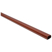 Emmegi Canalina Passacavi Adesiva PVC 15x10 mm 2 mt Coperchio Scorrevole IP40 UL94V0 colore Marrone