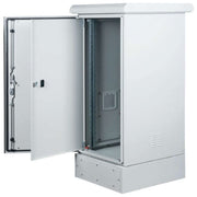 LINK LK1912UIP65 Armadio Rack 19'' 12 Unita' Protezione IP65 Struttura in Metallo Zincato Dimensioni 60x65x90 cm colore Nero