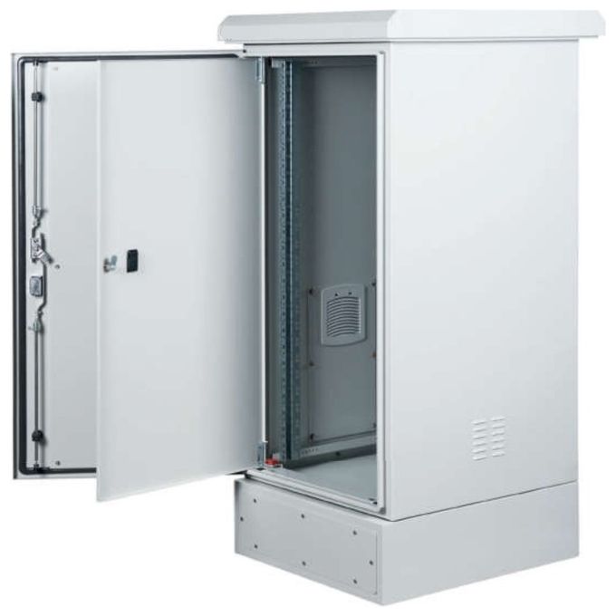 LINK LK1912UIP65 Armadio Rack 19'' 12 Unita' Protezione IP65 Struttura in Metallo Zincato Dimensioni 60x65x90 cm colore Nero
