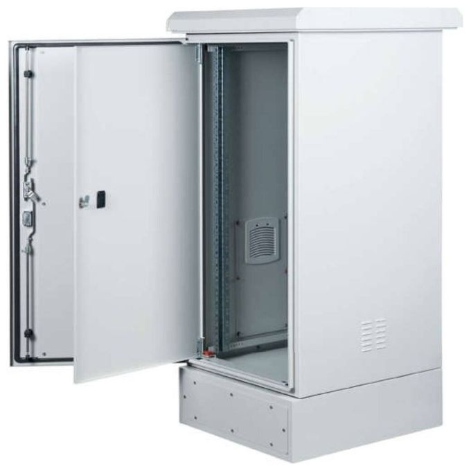Link LK1904U40S Armadio Rack 19'' 16U Protezione IP65 Capacita' 500 Kg Base 200mm colore Grigio RAL7035