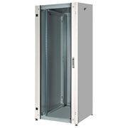 LINK LK1926U66PV Serie EAVI Armadio Rack per Reti 19'' 26U Porta Vetro Temperato Reversibile 180° Ingresso Cavi Superiore e Inferiore colore Grigio
