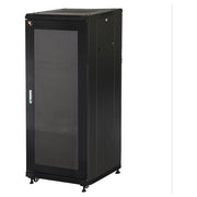 Link Armadio rack 19 27u (a)1388 (l)600 (p)1000 colore nero porta metallo traforata