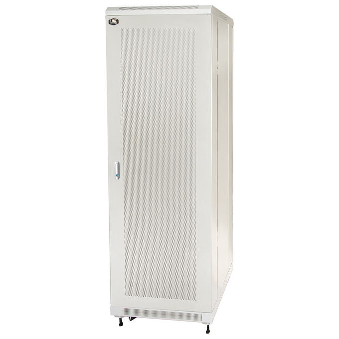 Link Armadio rack 19 42u (a)2055, (l)600, (p)600 colore grigio porta traforata