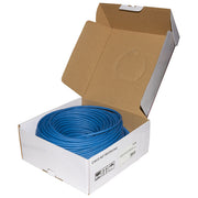 Link LK6A100B Matassa Cavo di Rete Cat 6A U-UTP Flessibile AWG24 LSZH 100m PoE PoE+ colore Blu
