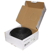 LINK LK6A100BL Matassa Cavo Rete Categoria 6A U-UTP Guaina LSZH AWG24 100 metri colore Nero