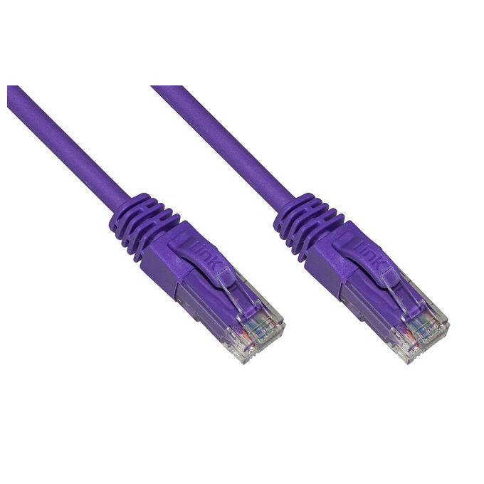 LINK LK6AU500VI Cavo Rete CAT 6A UTP AWG24 500 MHz 50 metri colore Viola