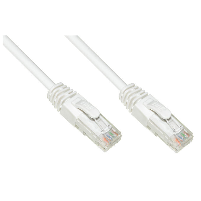 LINK LK6AU500W Cavo Rete Categoria 6A Non Schermato UTP AWG24 500 MHz Guaina LSZH 50 metri colore Bianco