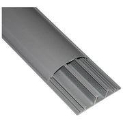 Link canalina bombata passacavi da pavimento pvc 75x20 con coperchio scorrevole mt 2
