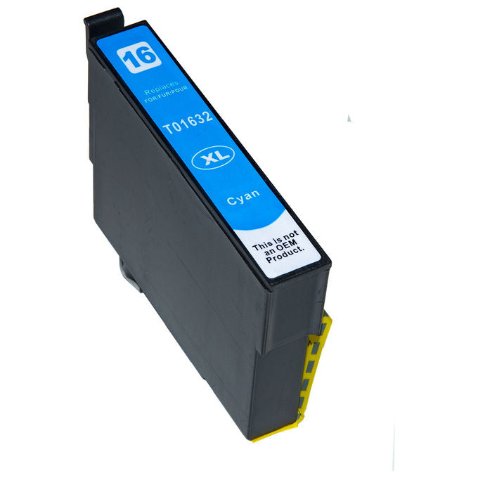 Link Cartuccia Ink Jet Compatibile per Uso du HP Workforce WF2010W TE-1632-XL Ciano