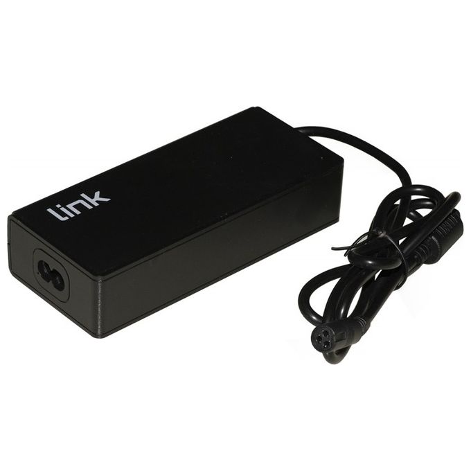 Link LKAD90WA1 Alimentatore Universale per Notebook 90 W Regolazione Automatica 12-20 V 12 Adattatori 1 Porta USB 5 V 18 W