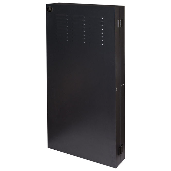 Link Armadio Rack da Muro Verticale 2U Nero