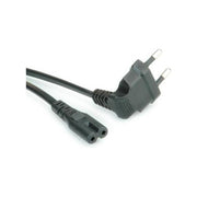 Link LKC718B Cavo di Alimentazione Bipolare Spina Euro CEE 7-16 Presa IEC C7 90° 1.8m 250V 2.5A colore Nero