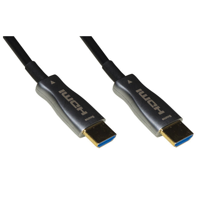 LINK LKCHD20F Cavo HDMI 2.0 AOC Fibra Ottica Ibrido 20 m 4K@60Hz 18Gbps HDCP EDID ARC colore Nero