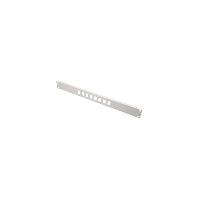 Link Pannello Patch 19'' Vuoto in Metallo per 8 Keystone Jack Grigio Chiaro