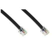 Link cavo telefonico piatto rj12 6p6c colore nero mt 2