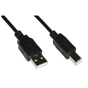 Link Cavo Usb 2.0 Connettori A-B In Rame 3mt Nero