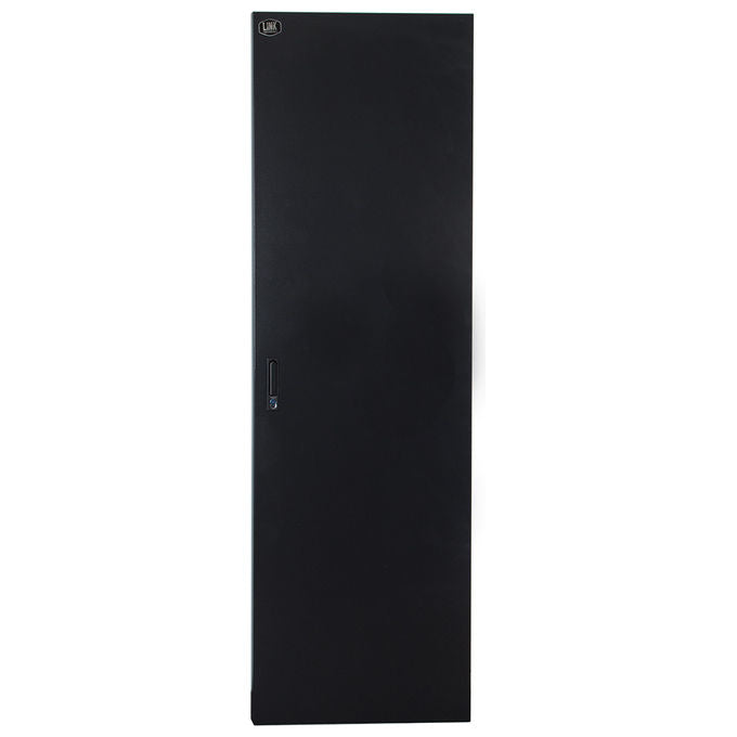 LINK LKDOOR32DN Porta in Metallo Pieno per Armadio Rack 32U con Serratura 600 mm colore Nero