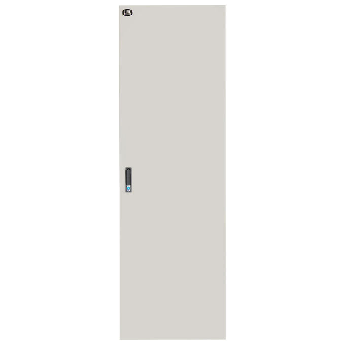 LINK LKDOOR48D Porta in Metallo Pieno per Armadio Rack 19'' 42U Larghezza 800 mm con Serratura colore Grigio RAL7035