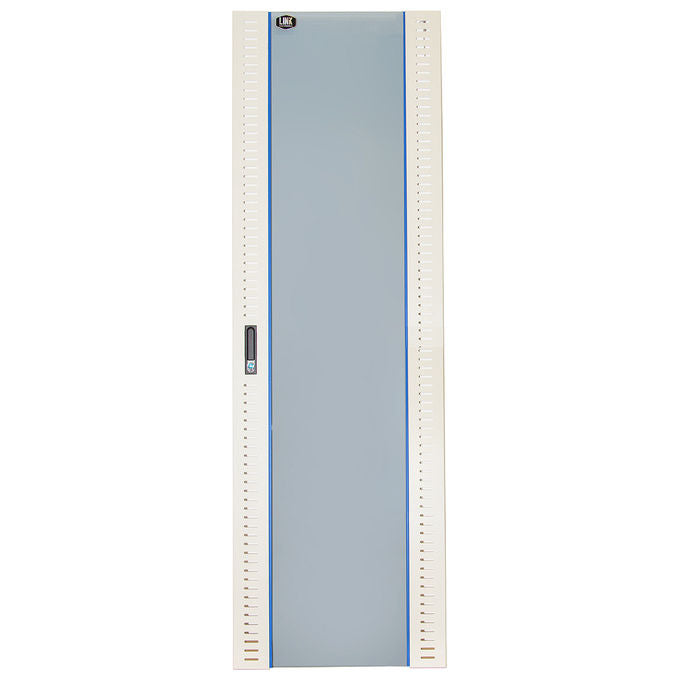 LINK LKDOOR4 Porta in Vetro di Sicurezza con Serratura per Armadio Rack 42U 800 mm vetro temperato colore Grigio