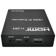 LINK LKEXT168 Ricevitore HDMI per Estensore IP 150M H.264 Point-to-Point Multi-Point Cascata colore Nero
