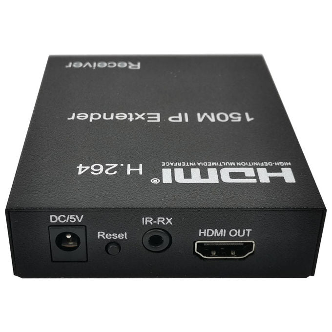 LINK LKEXT168 Ricevitore HDMI per Estensore IP 150M H.264 Point-to-Point Multi-Point Cascata colore Nero