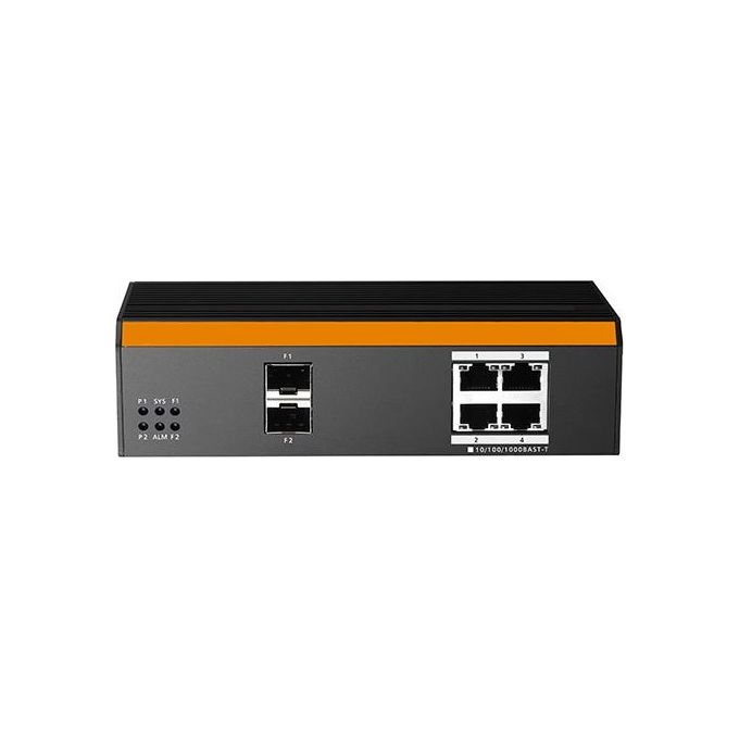 Link Switch Industriale Managed con 4 Porte Gigabit Poe con 2 Porte Sfp