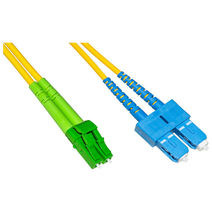Link Cavo Fibra Ottica Lc Apc a Sc Upc Singlemode Duplex 1mt