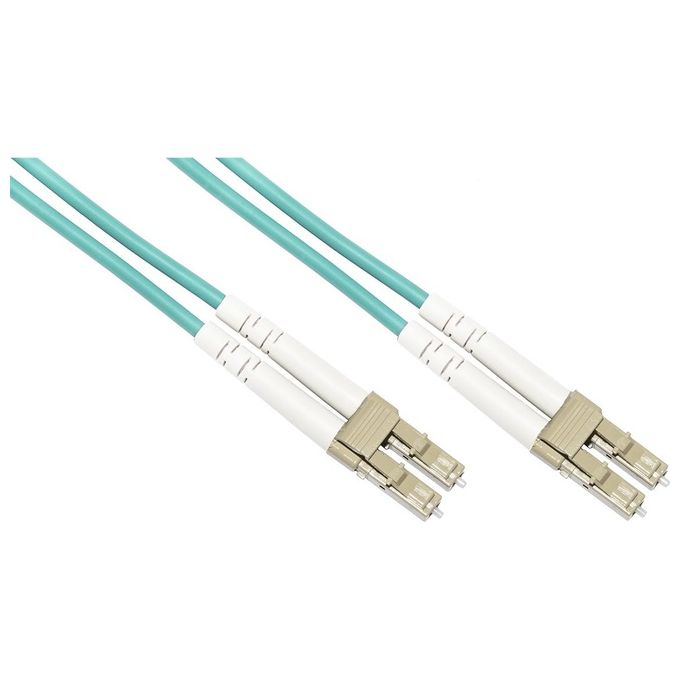 Link cavo fibra ottica lc a lc multimode duplex om3 50-125 mt.15