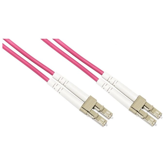 Link cavo fibra ottica lc a lc multimode duplex om4 50-125 mt.30