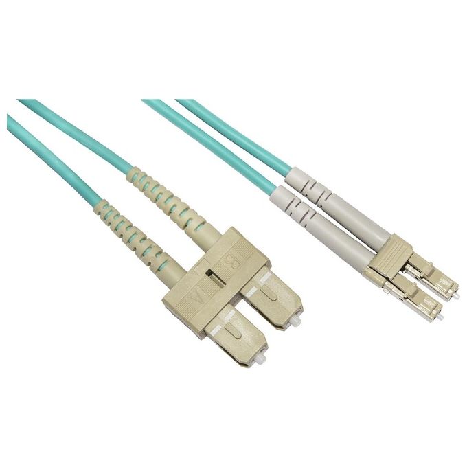 Link cavo fibra ottica lc a sc multimode duplex om3 50-125 mt.3