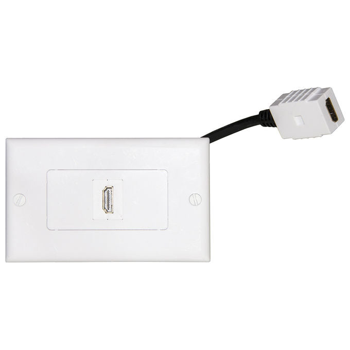 Link placca mod 503 con connettori hdmi femmina-femmina con cavetto cm 14
