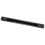 Link pannello di protezione colore nero 1u con spazzola per armadi rack 19