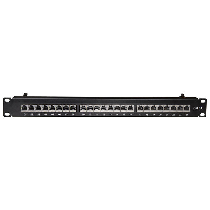 Link pannello patch 19 non schermato 24 porte rj45 per reti categoria 6a