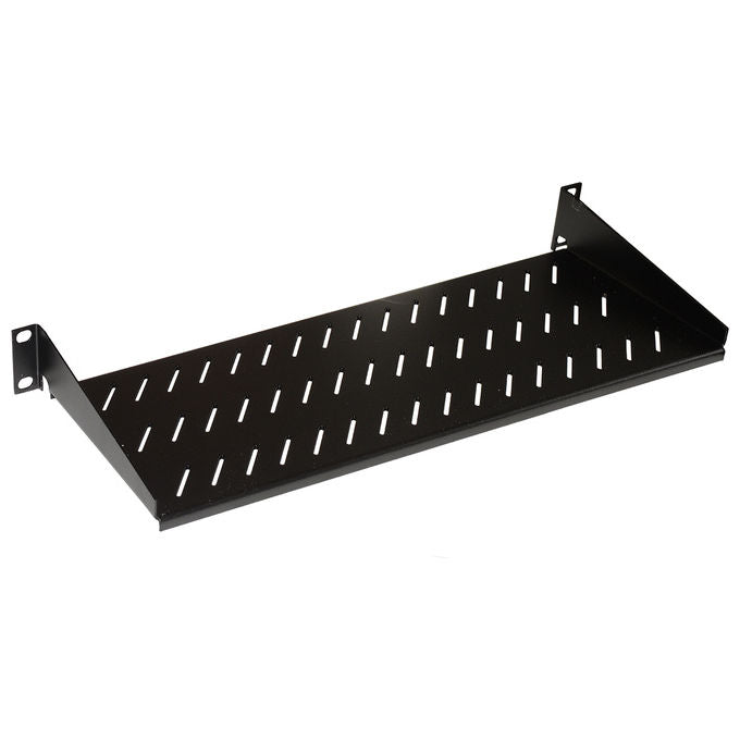Link LKRIP150N Ripiano per Armadio Rack 19'' 1U Profondita' 150 mm Acciaio 1,5 mm Portata 15 Kg colore Nero