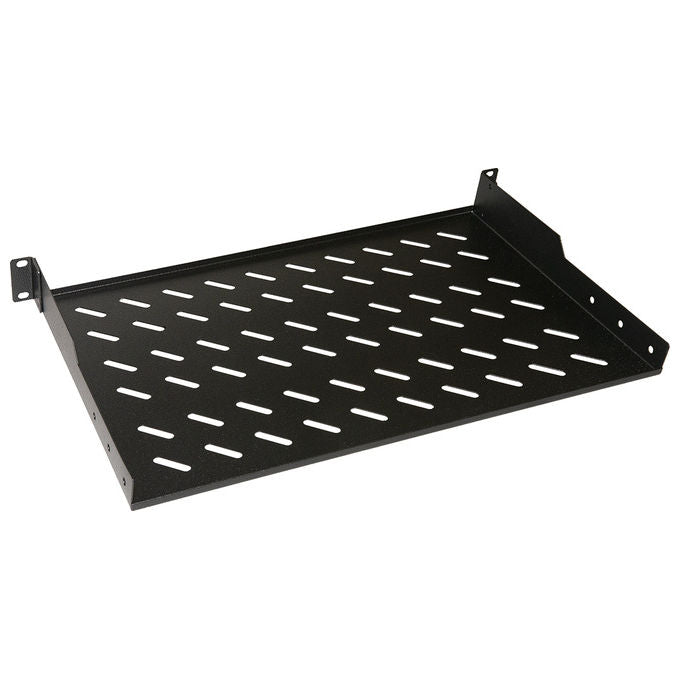 Link LKRIP300N Ripiano per Armadio Rack 19'' 1U Profondita' 30 cm Portata 30 Kg Attacchi Frontali colore Nero