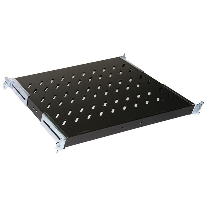 Link LKRIP370N Ripiano per Armadio Rack 19'' 4 Agganci Profondita' Regolabile 37-45 cm Portata 50 Kg colore Nero