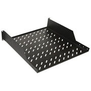 LINK LKRIP550N Mensola per Armadio Rack 19'' 2 Unita' Profondita' 550 mm Capacita' 30 Kg Acciaio Traforato colore Nero